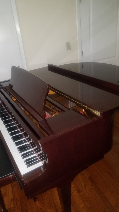 (SOLD) George Steck Baby Grand Player Piano 5'3