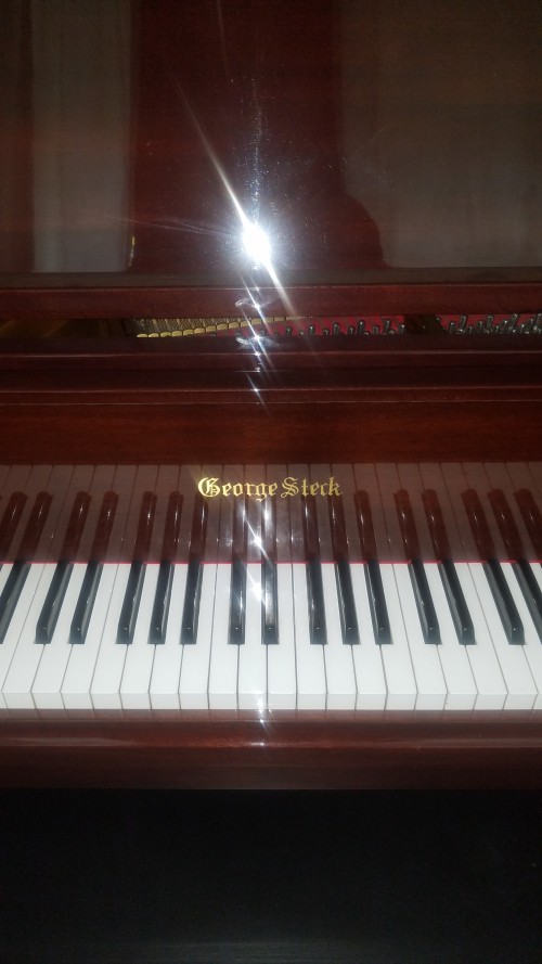 (SOLD) George Steck Baby Grand Player Piano 5'3