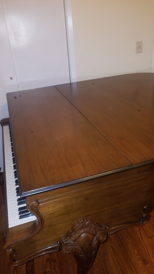 (SOLD)Sohmer Grand Piano, King Louis XV Art Case 5'7