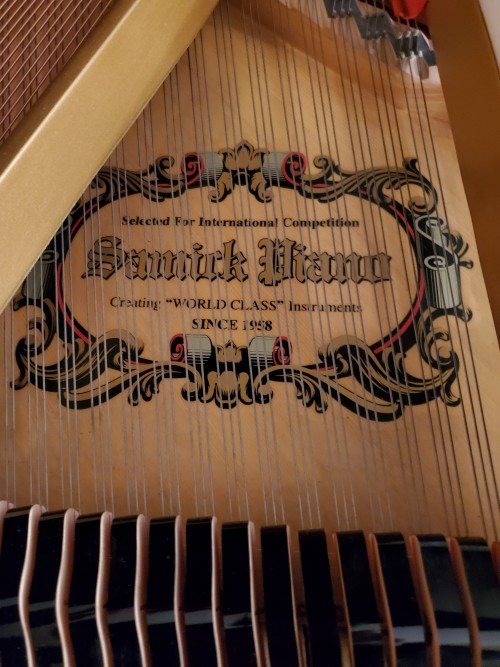 (SOLD)SAMICK PLAYER PIANO QRS CD PIANOMATION BABY GRAND Ebony Gloss  5' 2000