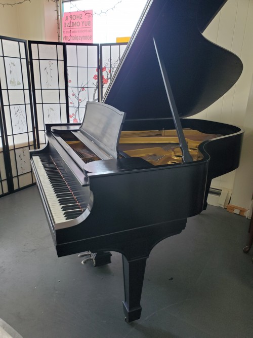 (SOLD)Rustic Black Steinway A 6'2