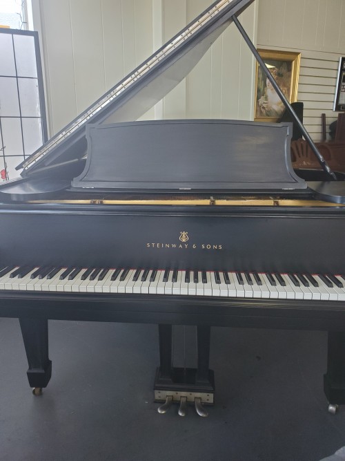(SOLD)Rustic Black Steinway A 6'2