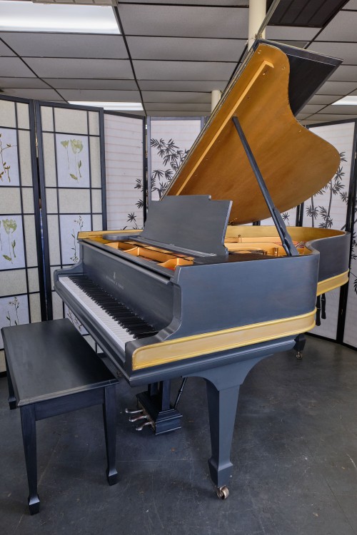 (SOLD)BLOWOUT SALE! Grey Steinway Model A 6'2