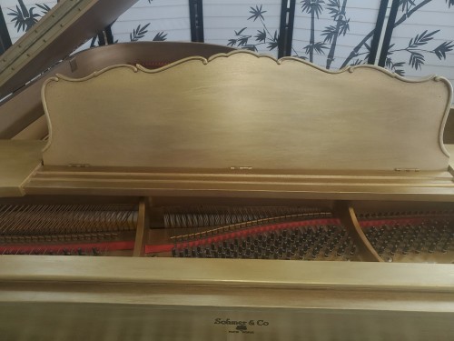 (SOLD)Gold Piano 