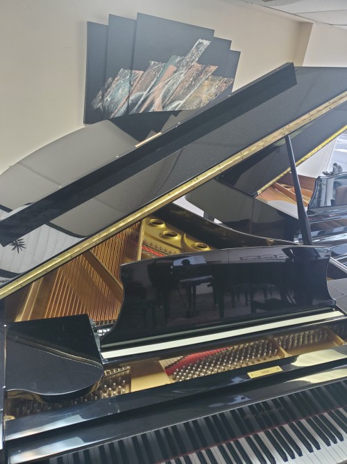 (SOLD)Ebony Concert Grand Piano 