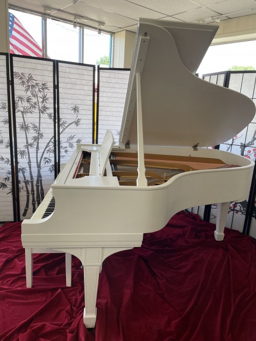 WHITE STEINWAY GRAND PIANO MODEL L 1926 JUST RESTORED & REFINISHED $29,950
