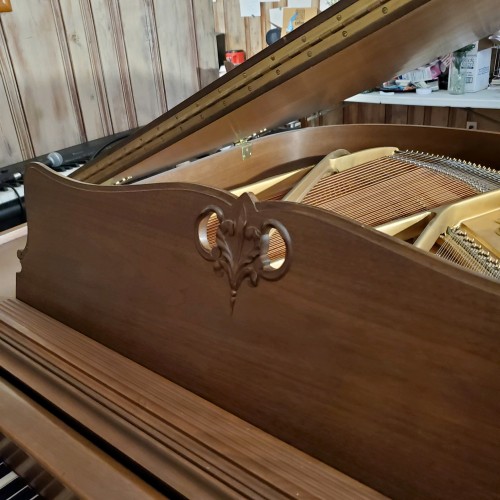 Art Case Chickering Baby Grand Piano 5' Mahogany  1970 Excellent $3900.