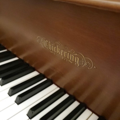 Art Case Chickering Baby Grand Piano 5' Mahogany  1970 Excellent $3900.