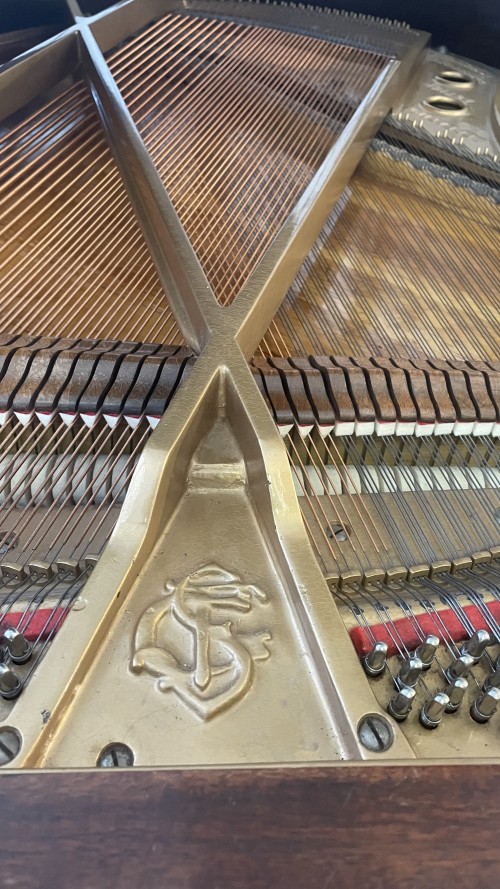 King Louis XV Art Case Bradbury Grand Piano Mahogany Hand Carved Rebuild/Refinished $7500.