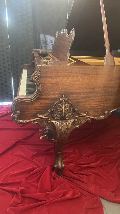 King Louis XV Art Case Bradbury Grand Piano Mahogany Hand Carved Rebuild/Refinished