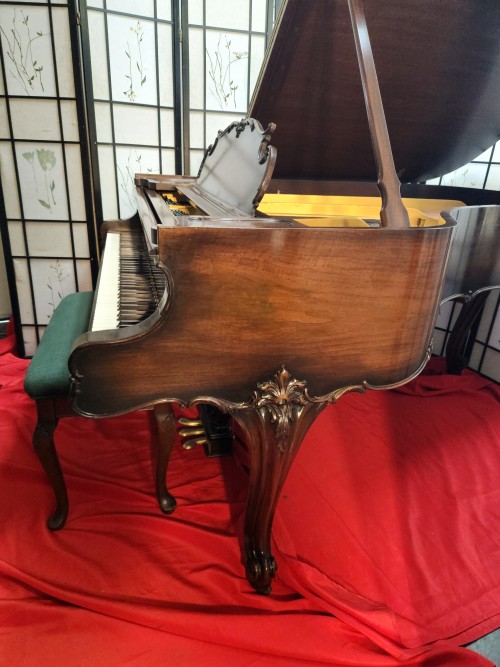 Steinway L 5'10.5 King Louis XV Style Mahogany, (WARRANTY) $22,950 Just Refinished & Restored