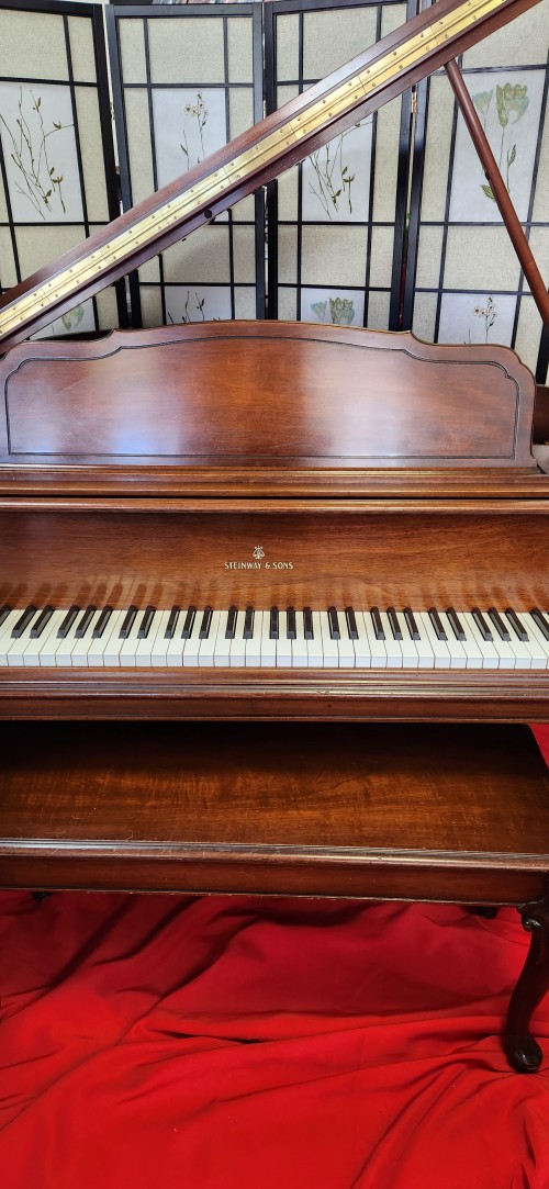Steinway M Queen Anne Style Mahogany, Art Case, New Renner Action Parts, Restored, Excellent $17,950.