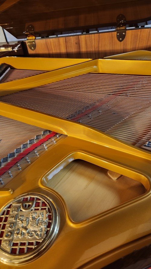 PETROF GRAND PIANO MODEL V 5'8 1998 French Provincial Mahogany, w/ PianoDisc Player $9950.