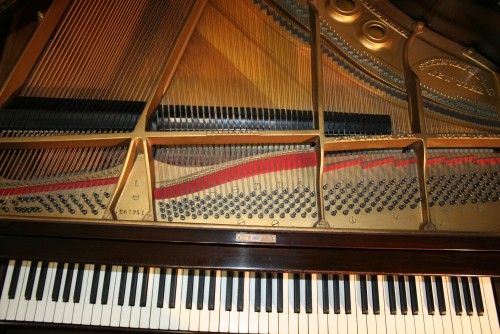 (SOLD) Used Steinway Model L Mahogany  (VIDEO) 'Golden Age' 1929 Excellent Condition Original Parts Sublime