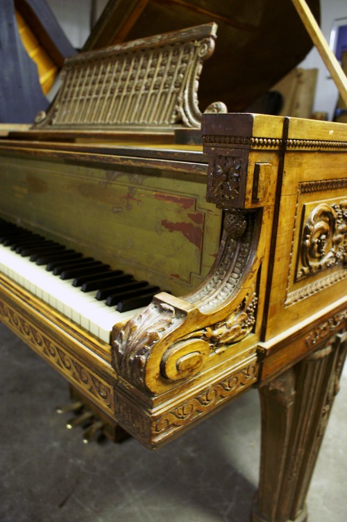 (SOLD) Art Case Steinway Grand Piano (VIDEO) Model A King Louis XVI Custom Made For Sale