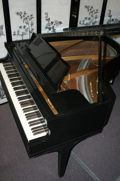 (SOLD)Sohmer Baby Grand Piano Semi-Gloss Ebony 1936