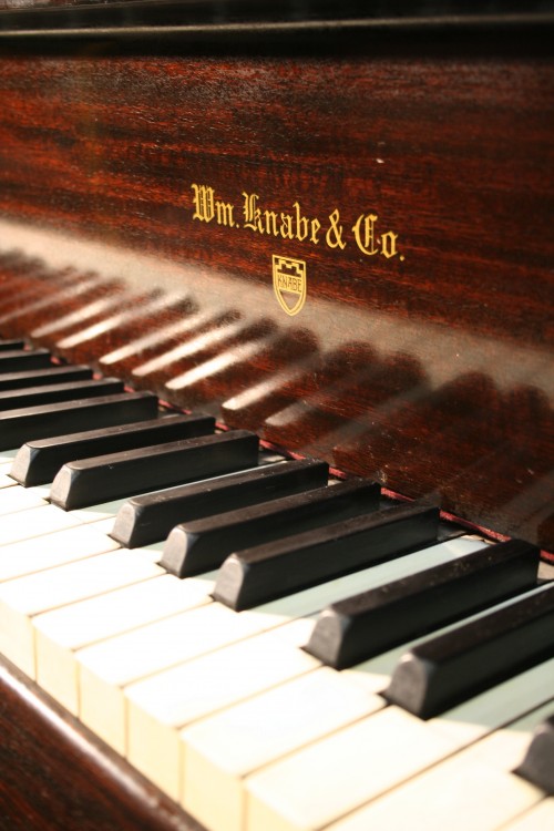 (SOLD) Knabe Baby Grand Piano, Mahogany,  Great Instrument, Just Refurbished June 2013
