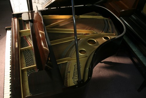 (SOLD) Knabe Baby Grand Piano, Mahogany,  Great Instrument, Just Refurbished June 2013