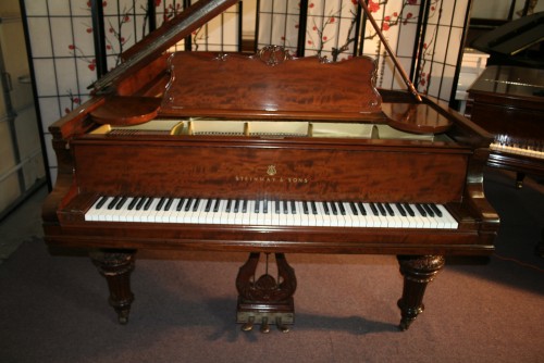 (SOLD) Victorian Steinway Grand Piano Model C Steinway Grand Piano 7'5' Rebuilt/Refinished