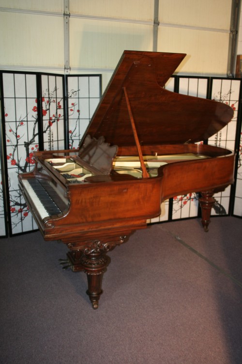 (SOLD) Victorian Steinway Grand Piano Model C Steinway Grand Piano 7'5' Rebuilt/Refinished