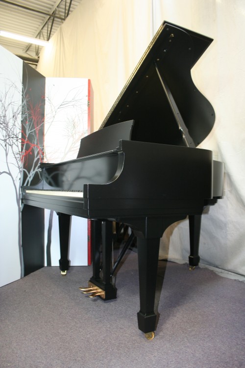 (SOLD) Steinway Baby Grand Piano Model S 5'1' Ebony Black 1945 (VIDEO) Just Refinished/Refurbished 9/15/2013