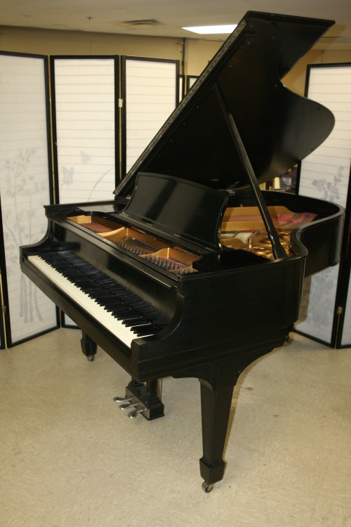 Steinway Grand Piano Model L 5'10' Ebony 1927 Reblt/Refin. (SOLD)