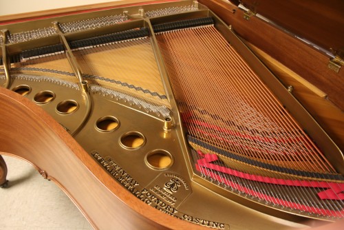 (SOLD) Art Case Steinway Model M Grand Piano King Louis XV Walnut 1927  Rebuilt/Refinished