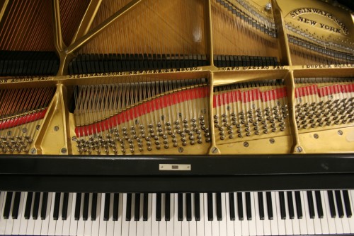 (SOLD) Steinway B Grand Piano Recent Total Rebuild Satin Ebony 1914 (SOLD)