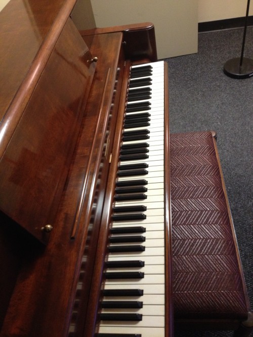 SOLD- Art Case Steinway Console Piano 1947 Refurbished Exotic African Mahogany (SOLD)