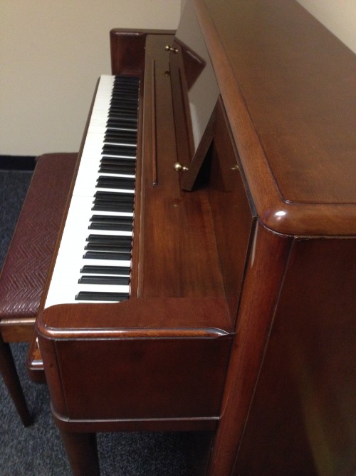 SOLD- Art Case Steinway Console Piano 1947 Refurbished Exotic African Mahogany (SOLD)