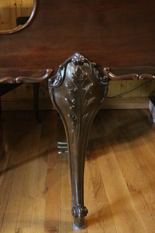 Art Case Ivers & Pond Queen Anne Legs and Decorative Case $3500 (SOLD)