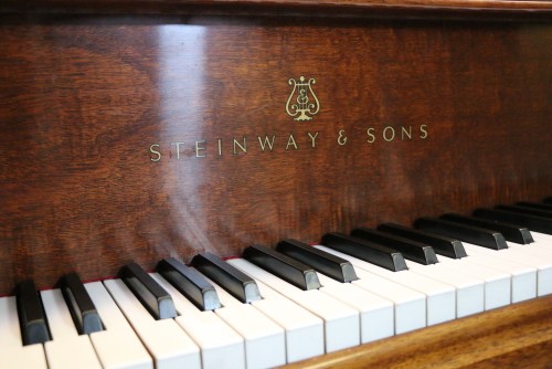 Steinway M Exotic African Mahogany 1948 SOLD (VIDEO) Rebuilt 10 years ago. Excellent In and Out!