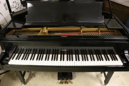 Hardman Baby Grand Piano 5' Ebony Gloss Reblt/Refin $3500.