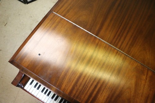 (SOLD Congrats. Christine) Steinway M Grand Piano (VIDEO) Exotic African Mahogany Rebuilt/Refin.
