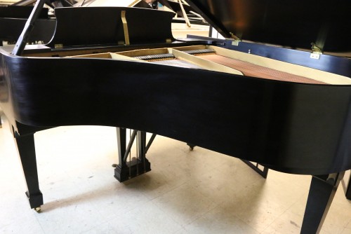 (SOLD)!!! Steinway M 1975 Ebony Black (VIDEO) Grand Piano. All original Steinway Factory finish and parts!