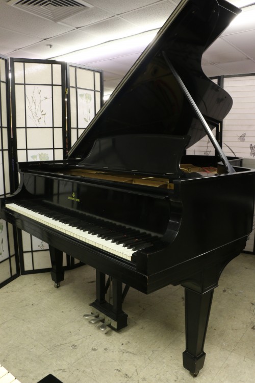 SOLD!! Steinway B Grand Piano (VIDEO) Recent Partial Rebuild & Refinish Satin Ebony 1939