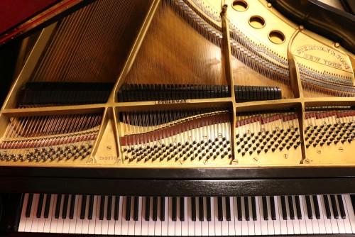(SOLD) Steinway M  Ebony Semi-gloss 1937 Grand Piano (SOLD)