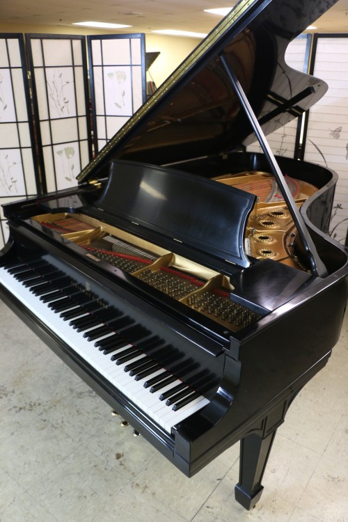 (SOLD) Steinway B Grand Piano (VIDEO) Recent Total High End Rebuild & Refinish Semi-Gloss Ebony 1927