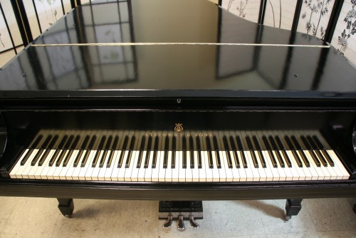 (SOLD) Steinway M  Ebony Semi-gloss 1911 Grand Piano Refin./Refubished 4/2015 (SOLD)