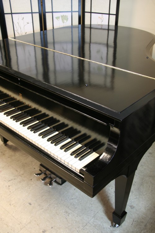 (SOLD) Steinway M  Ebony Semi-gloss 1911 Grand Piano Refin./Refubished 4/2015 (SOLD)