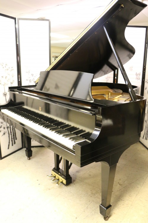 (SOLD) Steinway M Ebony Gloss 1950 Reconditioned 8/2015