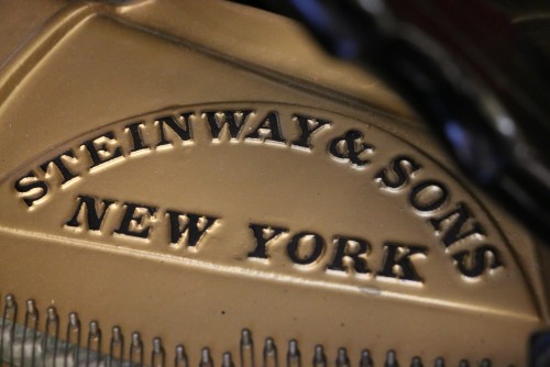 (SOLD) Steinway M Ebony Gloss 1950 Reconditioned 8/2015