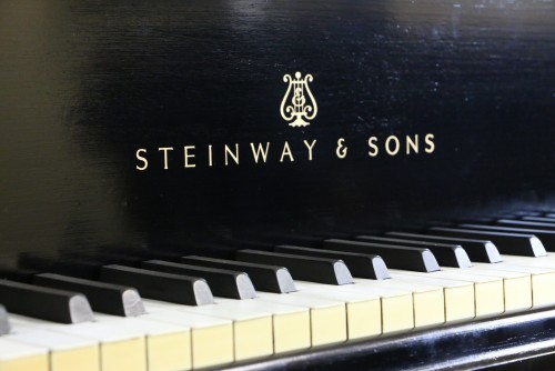 (SOLD) Steinway M  Ebony Semi-gloss 1941 (VIDEO) Grand Piano