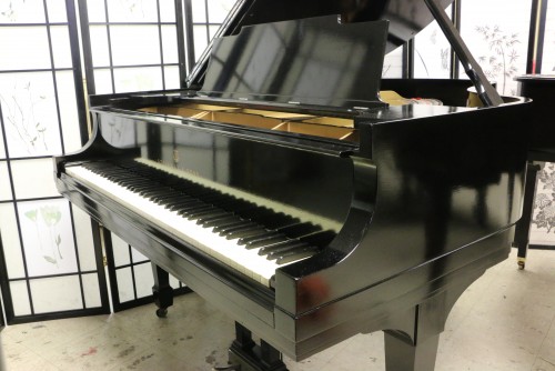 (SOLD) Steinway M  Ebony Semi-gloss $13,500 1927 (VIDEO) Grand Piano