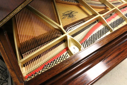 (SOLD) Mason & Hamlin Grand Piano African Mahogany 1920 Just Reblt.Refinished