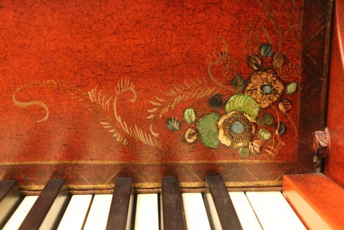 (SOLD Congratulations Wendy ) Rare Hand Painted Japanese Motif Art Case Chickering Grand Piano