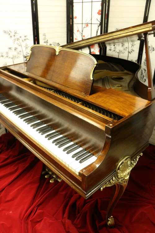 (SOLD)Wurlitzer Baby Grand Piano Refin./Refurbished  10/2015 Gorgeous Art Case