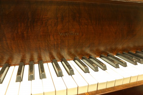 (SOLD)Wurlitzer Baby Grand Piano Refin./Refurbished  10/2015 Gorgeous Art Case