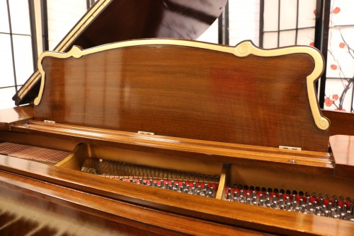 SOLD Sohmer Art Case Baby Grand Piano Refinished/Reblt Gold Trim