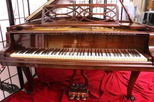 (SOLD) Art Case  Steinway M Chippendale Style, Gorgeous Mahogany, Reconditioned/ Refinished  $17,500.
